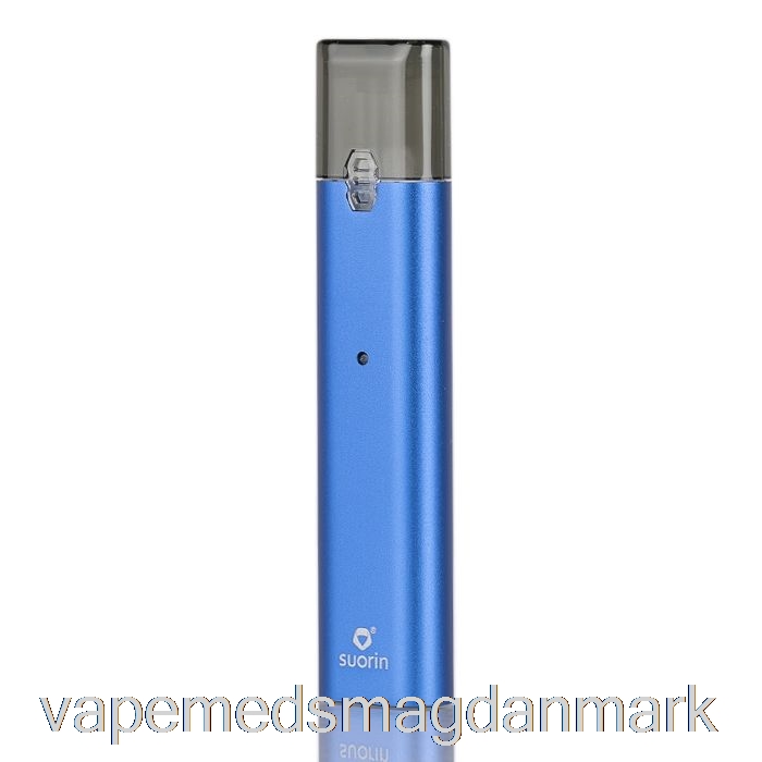 Vape Væske Suorin Ishare Enkelt Bærbar Pod Kit Metal Edition - Blå